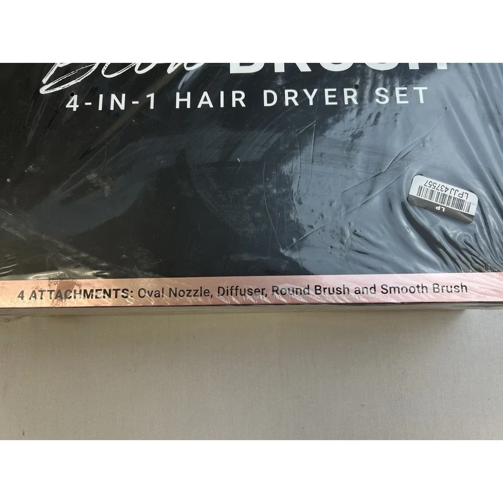 The Beachwaver Co. Blow Brush 4 In 1 Hair Dryer Set 4 Styling Attachments Ionic